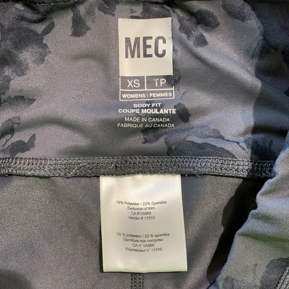 MEC Sanctuary Tights Grey/Black Floral SzXS - Picture 9 of 12